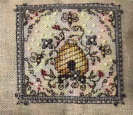 Bee Skep Pin Pillow by The Bee Cottage TBC-07