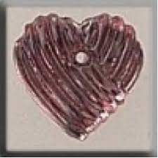 Mill Hill - Glass Treasures - 12215 Grooved Heart Rose