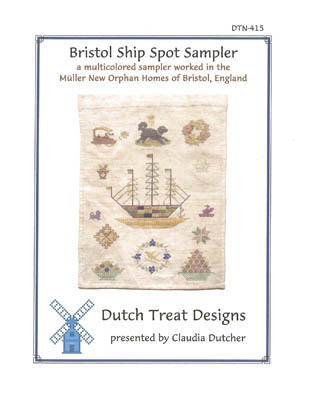 Bristol Ship Spot Sampler by Dutch Treat Designs