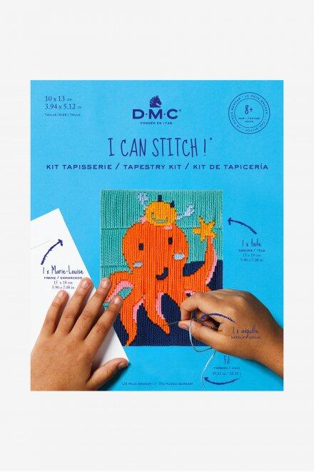 Amelia the Octopus - I Can Stitch! Tapestry Kit by DMC C304K