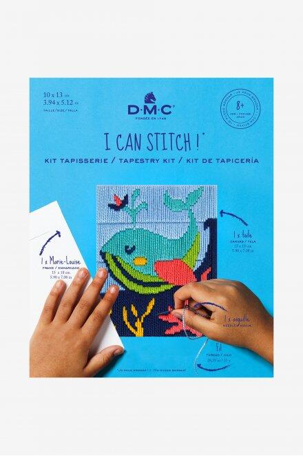 Maylene The Whale - I Can Stitch! Tapestry Kit by DMC C306K