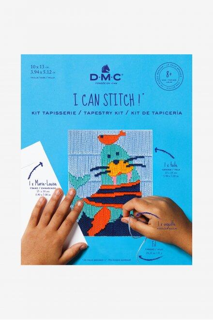 Victor the Walrus - I Can Stitch! Tapestry Kit  by DMC C307K