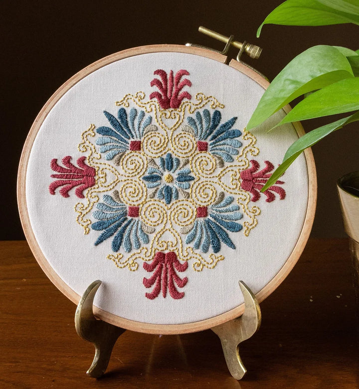 Athenian Palmette Embroidery Kit by Avlea Folk Embroidery – Stitchers ...