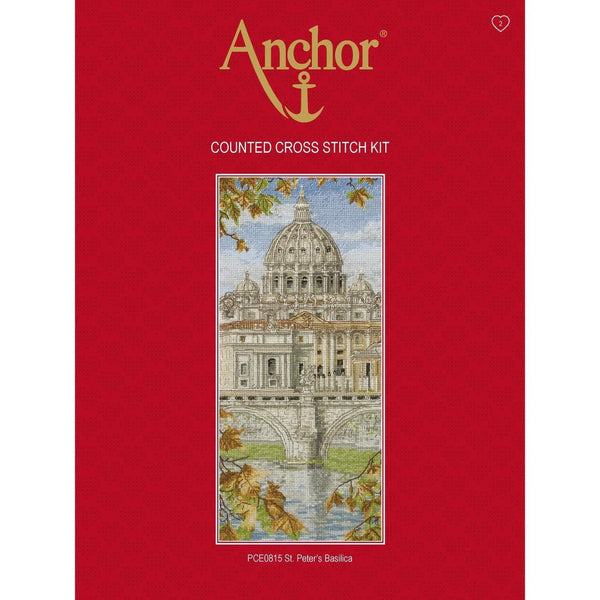 St. Peter's Basilica Counted Cross Stitch Kit PCE0815 by Anchor