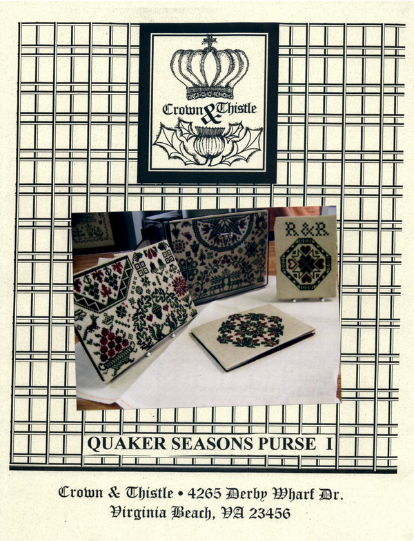 Quaker Seasons Purse I by Crown & Thistle