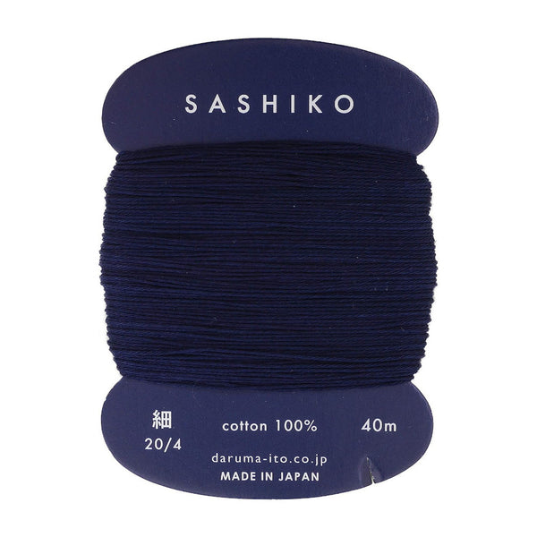 Sashiko Thread 40m - Deep Indigo 216