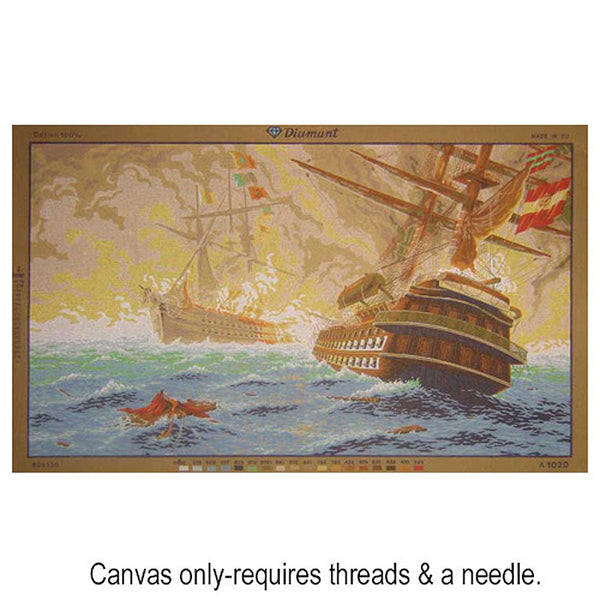 Man O'War - Tapestry Canvas by Diamant A1020