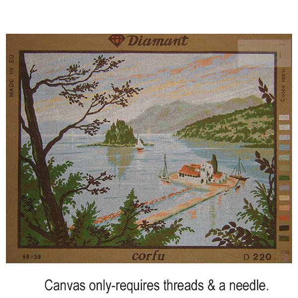 Corfu D220 - Tapestry Canvas by Diamant