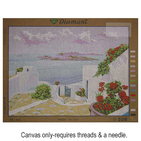 Santorini D 226 - Tapestry Canvas by Diamant