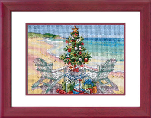 Christmas on the Beach - Dimensions Gold Collection Petites Cross Stitch Kit 70-08832