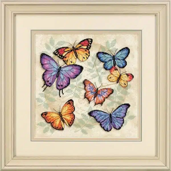 Butterfly Profusion Cross Stitch Kit 35145 by Dimensions