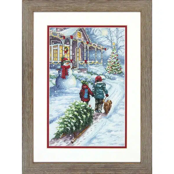 Christmas Tradition Cross Stitch Kit 70-08960 by Dimensions