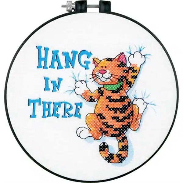 Hang in There Stamped Cross Stitch Kit 73062 by Dimensions