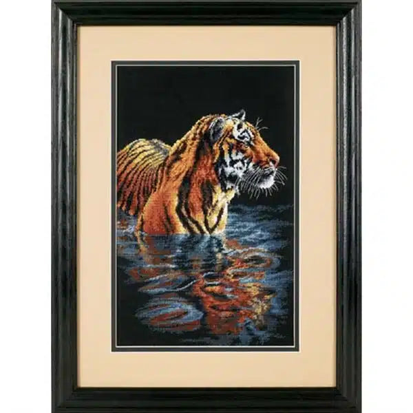 Tiger Chilling Out Cross Stitch Kit 35222 by Dimensions