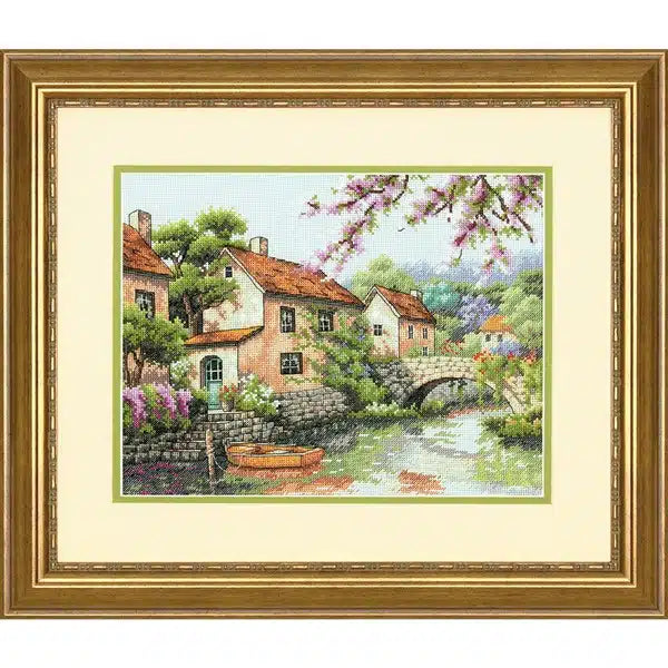Village Canal Counted Cross Stitch Kit 70-35330 by Dimensions