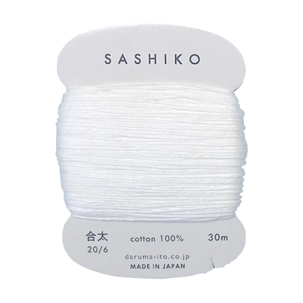 Sashiko Thick Thread 30m - Off White 201