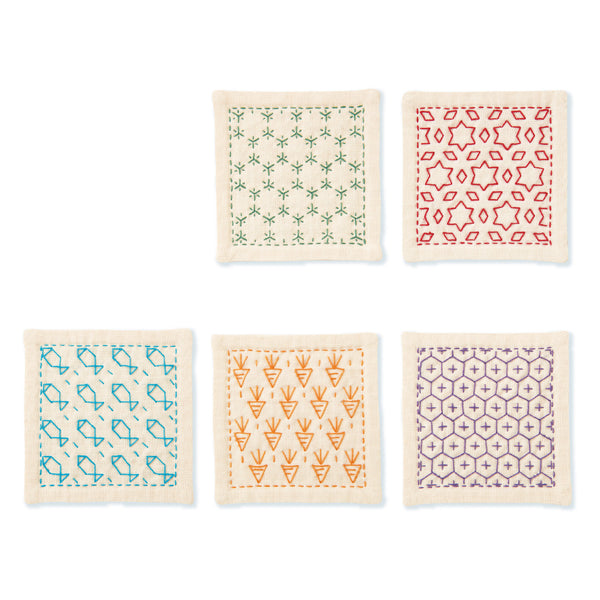 Sashiko Coaster Kit by Olympus SK-422 Cream
