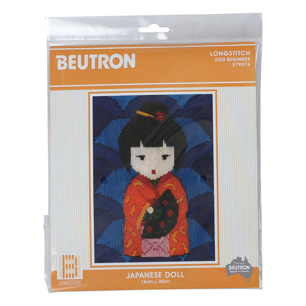 Japanese Doll Longstitch Kit 579876 by Beutron