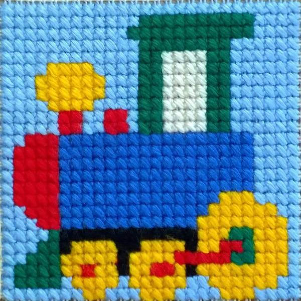 Train Cross Stitch Kit by Gobelin L 06.10