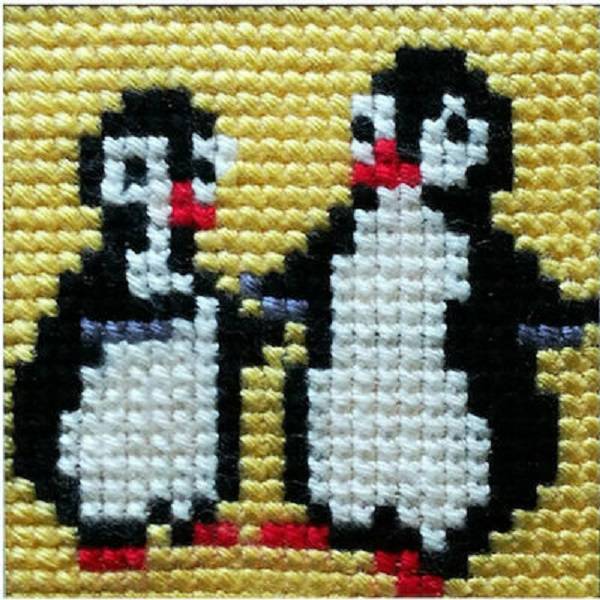 Penguins Cross Stitch Kit by Gobelin L 06.27
