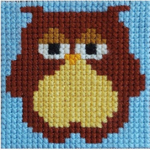 Owl 2 Cross Stitch Kit by Gobelin L 06.45