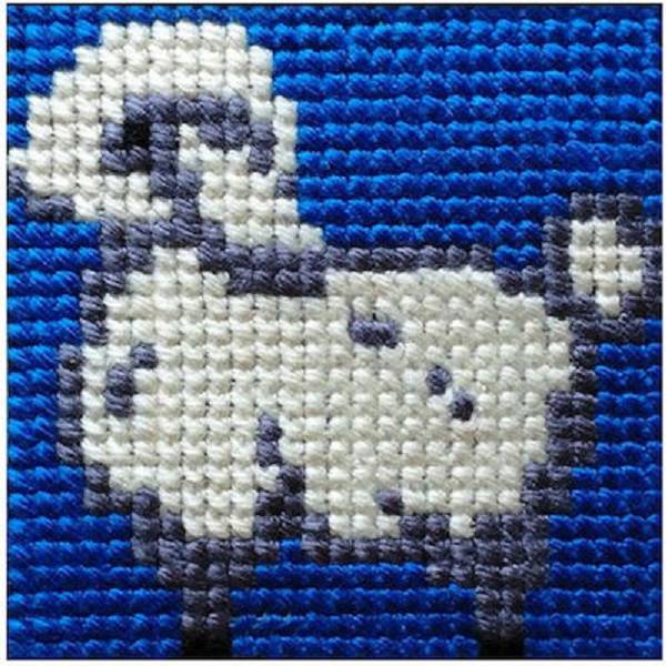 Sheep Cross Stitch Kit by Gobelin L 06.33