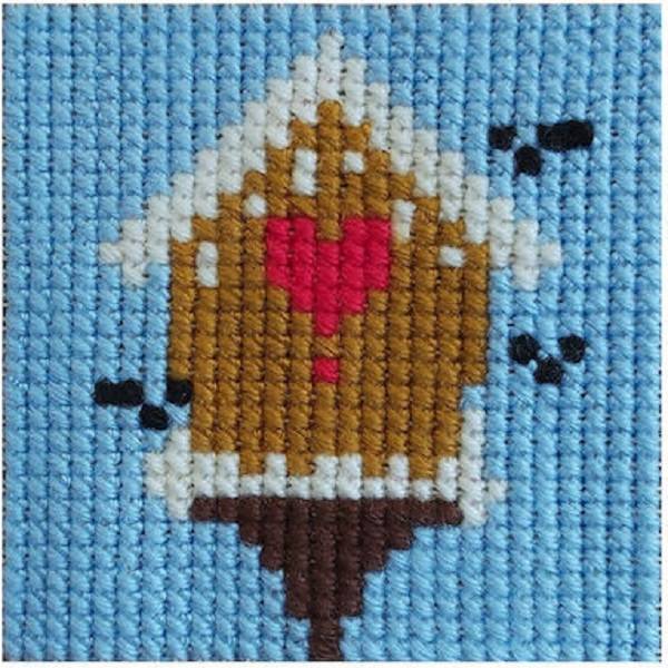 Birdhouse Cross Stitch Kit by Gobelin L 06.44