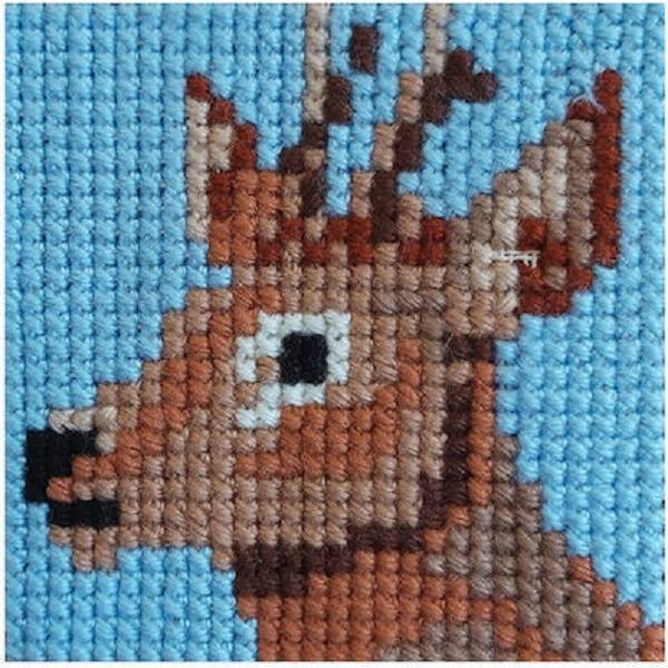 Deer Cross Stitch Kit by Gobelin L 06.41