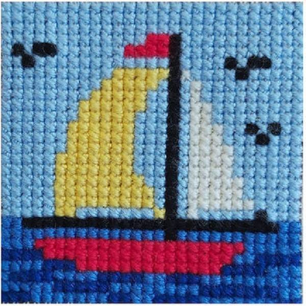 Boat Cross Stitch Kit by Gobelin L 06.38