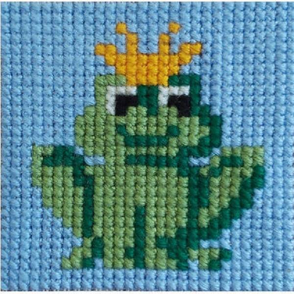 Frog Cross Stitch Kit by Gobelin L 06.40