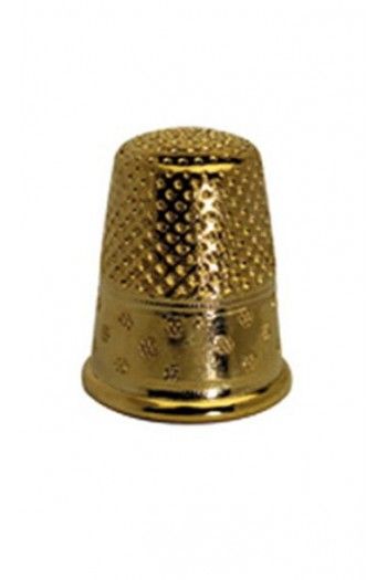 Sajou Gold-plated Brass Thimble Size 2 - 16.1mm