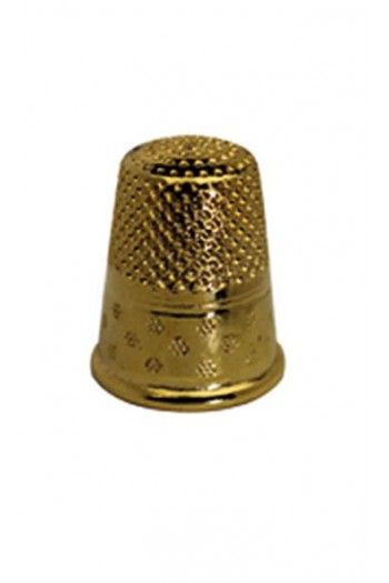 Sajou Gold-plated Brass Thimble Size 3 - 15.7mm