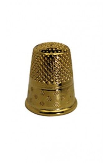 Sajou Gold-plated Brass Thimble Size 4 - 15.3mm