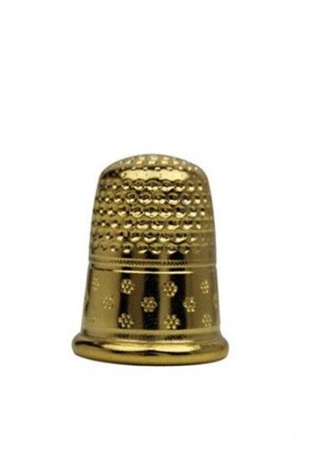 Sajou Gold-plated Brass Thimble Size 6 - 14.5mm