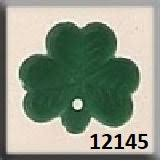 Mill Hill - Glass Treasures - 12145 Shamrock Matte Emerald