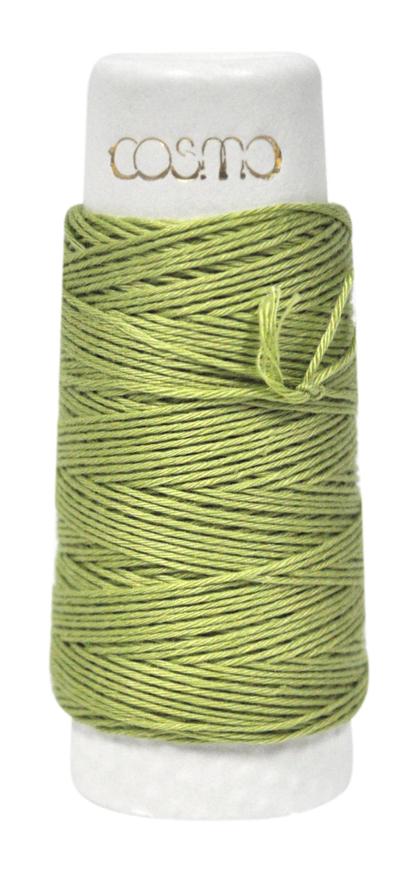 Cosmo Hidamari Sashiko Thread - 15 Green Tea
