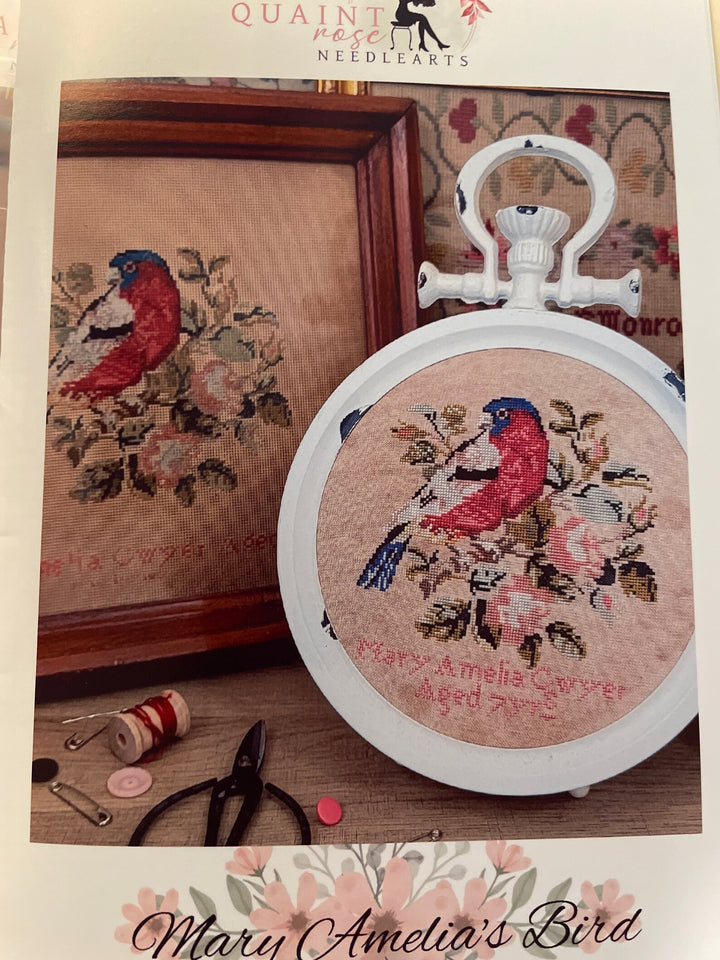 Mary Amelia's Bird by Quaint Rose NeedleArts Stitchers' Corner Australia