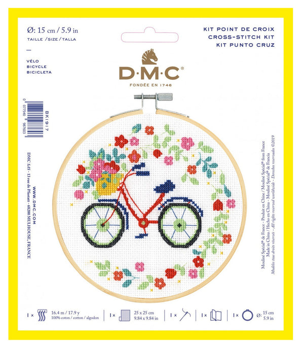 Bicycle Cross Stitch Kit BK1917 by DMC