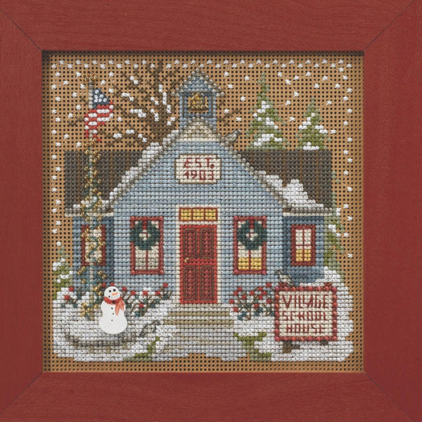 School House - Christmas Village Mill Hill Buttons & Beads Cross Stitch Kit (MH14-2236)