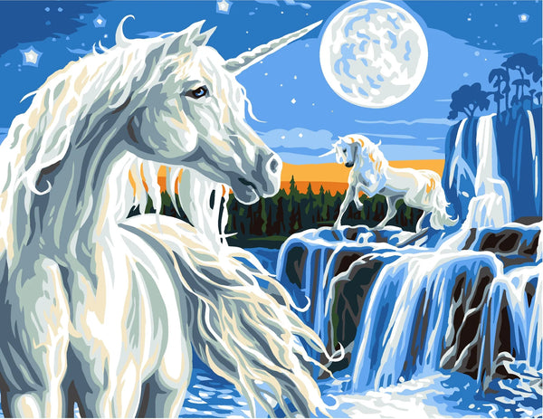 Magical Unicorns - Tapestry Canvas by Grafitec 11891