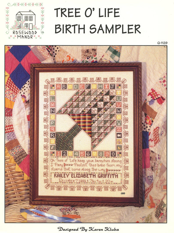 Tree O'Life Birth Sampler by Rosewood Manor