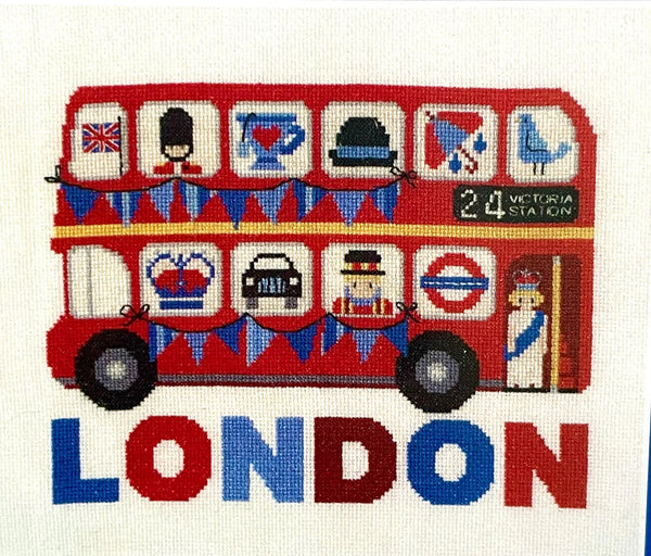 London Bus Cross Stitch Kit by DMC BK1648