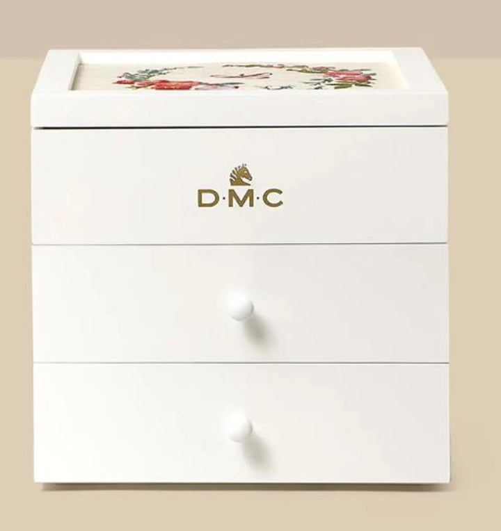 DMC Modular Storage Box in White includes 70 Skeins DMC Thread ...