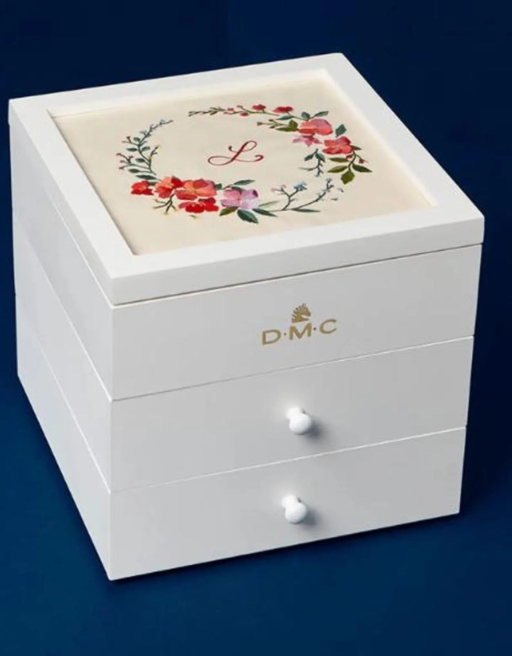 DMC Modular Storage Box in White includes 70 Skeins DMC Thread ...