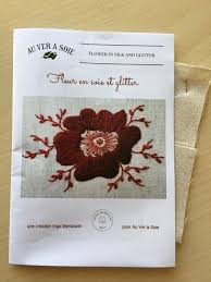 Flower in Silk and Glitter Kit by Au Ver a Soie