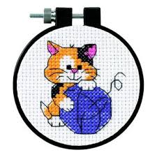 Cute Kitty Cross Stitch Kit 73038 by Dimensions