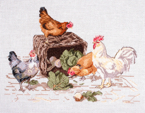 In The Yard Cross Stitch Kit by My Cross Stitch RECS01