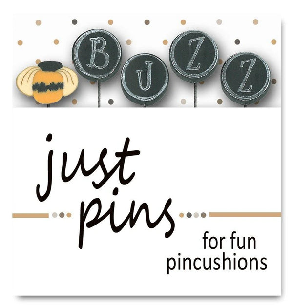 B is for Buzz Pins by Just Another Button Company