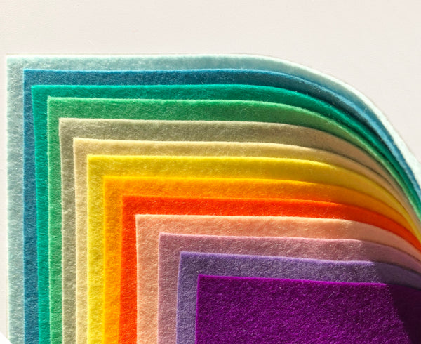 Felt Pieces 100% Wool - 20cm x 30cm by Hollandfelt