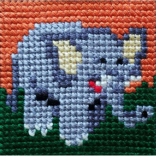 Elephant Cross Stitch Kit by Gobelin L 06.31